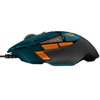 Logitech 罗技 G502 HERO 英雄联盟限量版 有线鼠标 16000DPI RGB 绿色 S8应援礼盒