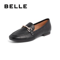 BeLLE 百丽 女士复古平底皮鞋 W7N1DCA1