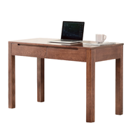 YESWOOD 源氏木语 鹿特丹系列 Y2984 纯实木书桌 胡桃色 800*560*760mm 橡木款