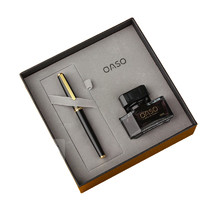 OASO 优尚 钢笔 TJ8117 亮黑色 0.5mm 礼盒装