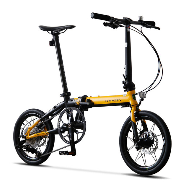 DAHON 大行K3PLUS 折叠自行车KAA693 酷炫黄9速16英寸【报价价格评测