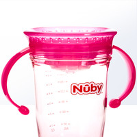 Nuby 努比 宝宝tritan水杯婴儿学饮杯喝水杯带刻度杯儿童喝奶杯