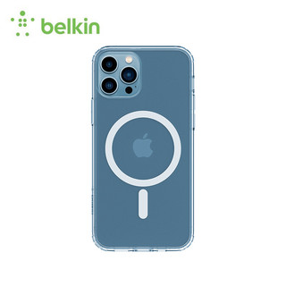 belkin 贝尔金 Apple iPhone 13ProMax 专用 MagSafe 抗菌磁吸透明手机壳 iPhone手机壳