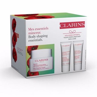 CLARINS 娇韵诗 纤柔塑身霜美体霜套装（纤柔塑身霜美体霜200ml+身体磨砂膏30ml+身体乳30ml）