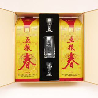 五粮浓香 五粮春 35%vol 浓香型白酒 500ml*2瓶 礼盒装