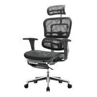 Ergonor 保友办公家具 金豪B 人体工学电脑椅+躺舒宝 黑色 纹型网款 高配版