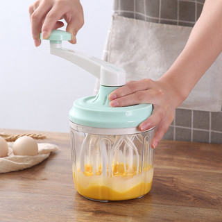 智途 打蛋器家用手摇奶油打发器烘焙蛋糕蛋清小型发泡机半自动搅拌神器 升级款（送分蛋器1个）