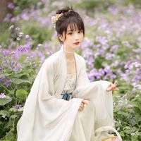 CHIXIA 池夏 玲珑笔:潇遥客 唐制大袖衫诃子裙原创改良汉服女夏仙气古风
