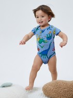 Gap 盖璞 婴儿|布莱纳系列 新生之选 印花短袖连体衣