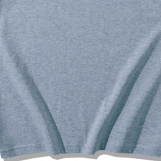 AUOOI 男女款圆领短袖T恤 au55C201916 快乐星球款 蓝色 XL