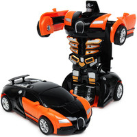 妈咪风格 变形玩具金刚机器人 4号橙