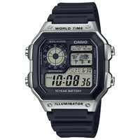 CASIO 卡西欧 男士电子表 AE-1200WHD-1A