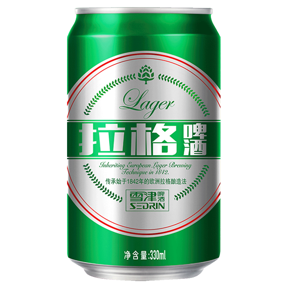 sedrin 雪津 拉格啤酒 330ml*24罐