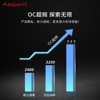 Asgard 阿斯加特 女武神 DDR4 16G（8G×2） 3600 台式机内存条RGB灯条套条
