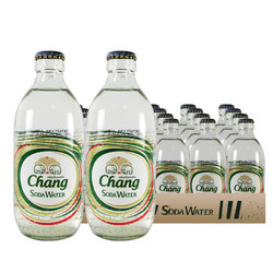 Chang 象牌 泰象 泰国进口水饮品 苏打水原味饮用水气泡水325ml*24瓶