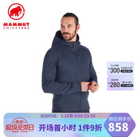 MAMMUT 猛犸象 Dyno连帽卫衣男士运动亲肤透气舒适 宝蓝色 S