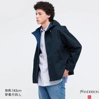 UNIQLO 优衣库 男装 廓形全棉连帽外套 447358