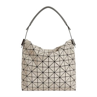 BAO BAO ISSEY MIYAKE BAGUETTE系列 女士十格单肩包 BB18 AG472 41 浅沙色