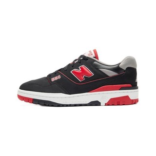 new balance BB550系列 中性休闲运动鞋 BB550SG1 黑色/红色 44