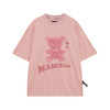 MAMC 男女款圆领短袖T恤 MC669 粉色 M