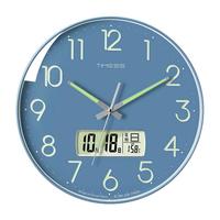 TIMESS P系列 P12C-7 智能夜光挂钟 12英寸 液晶款