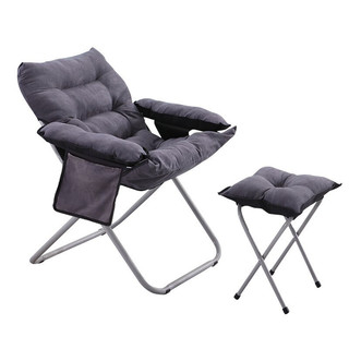 GULEINUOSI 古雷诺斯 N699-01 沙发电脑椅+搁脚凳 灰色 大号