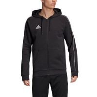 adidas 阿迪达斯 CORE18 FZ HOODY 男子运动夹克 FT8068 黑/白 XS