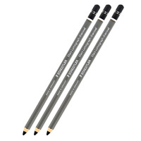 STAEDTLER 施德楼 100C 六角杆铅笔 M 3支装