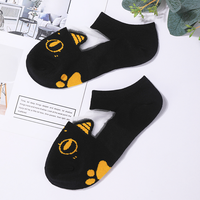 大英博物馆 安德森猫萌猫 透明短口袜