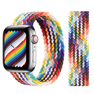 KEZTNG Apple Watch 彩虹编织表带