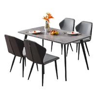 QuanU 全友 670120A 意式岩板餐桌 灰色 1.6m