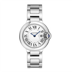 Cartier 卡地亚 BALLON BLEU DE CARTIER腕表系列 28毫米石英腕表 W69010Z4