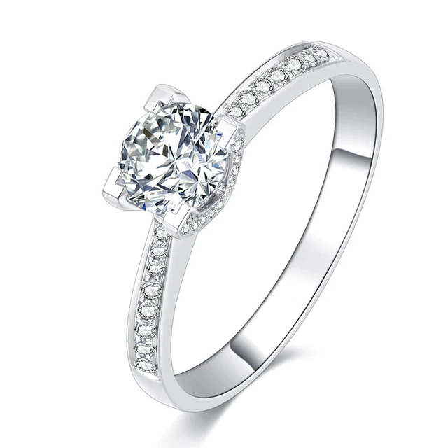 SEAZA 喜钻 R11950 女士18K白金钻石戒指