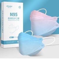 Aibusiso 爱不释手 N95医用口罩一次性四层防护囗罩 30片