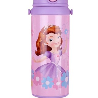 Disney 迪士尼 HM3302 儿童保温杯+吸管盖+组合杯盖 550ml 苏菲亚粉色