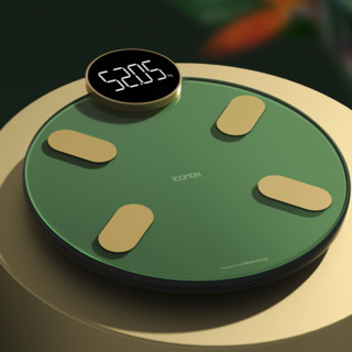 ICOMON 沃莱 CM01 体脂秤 绿色 USB充电款