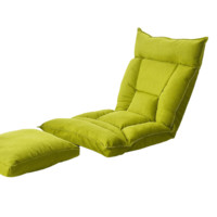 布兰格迪 懒人加厚沙发椅 抹茶绿 脚垫款