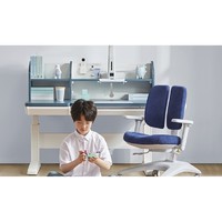 Totguard 护童 吉象系列 电动遥控桌椅套装 1米2吉象蓝色+学习椅CL21F_蓝色