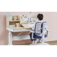 Totguard 护童 吉象系列 电动遥控桌椅套装 1.2m吉象实木+学习椅CL21F_蓝色