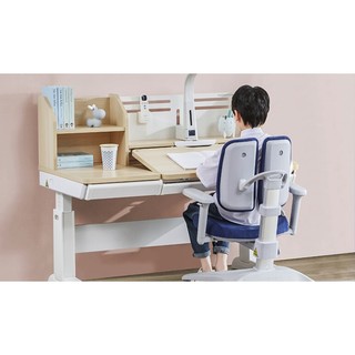 Totguard 护童 电动遥控桌椅套装 1.2m吉象实木+学习椅CL21F_蓝色