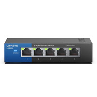 LINKSYS 领势 5年换新LINKSYS领势LGS105/LGS108/LGS116 4/8/16口千兆交换机家用1000M金属外壳分线器弱电箱监控交换机