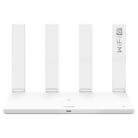 华为路由AX3 Pro Wi-Fi 6+ 3000Mbps 一碰连网 无线家用穿墙 上网保护 白色