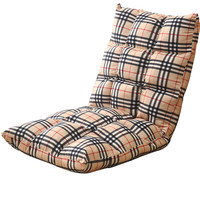 雅美乐 YS216 休闲单人沙发 灰红条纹