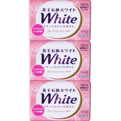 Kao 花王 日本进口WHITE玫瑰香皂肥皂85g*3块