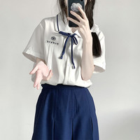 尺呎间 JK制服 岛吉女中 短袖衬衫 夏季