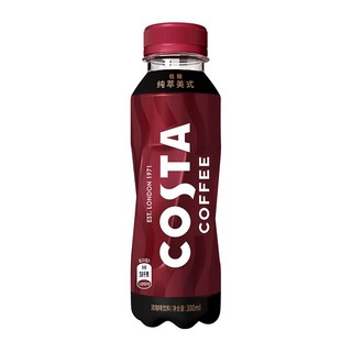 COSTA COFFEE 咖世家咖啡 浓咖啡饮料 纯萃美式口味 300ml*15瓶