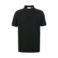 JACK&JONES 杰克琼斯 男士短袖POLO衫 221206112 黑色 XL