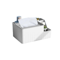侑家良品 ZJH-6688 抽纸收纳盒 大号 灰白