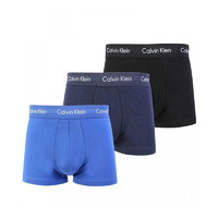 Calvin Klein 卡文·克雷恩 男士平角内裤U2664G 4KU 蓝蓝黑*3件