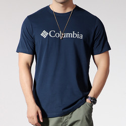 Columbia 哥伦比亚 户外短袖男装夏季新款运动服半袖透气T恤PM3451464